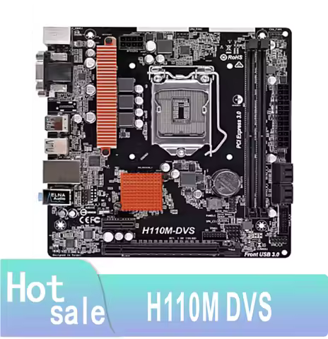 H110M DVS H110 DDR4 LGA 1151 USB3.0 SATA3 100% testing ok