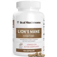 💥Ready Stock💥Real Mushrooms Lion’s Mane Capsules - Organic Lions Mane Mushroom Extract for Cognitive Function &amp; Immune S