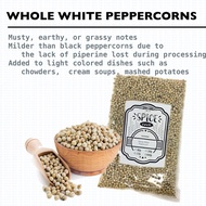 Whole White Peppercorn (50 grams / 100 grams)