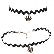 Zigzag Choker Necklace Bronze Tiara A | Handmade Necklace