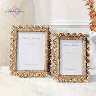 Picture Frame Vintage Gold Frames Resin Gold Picture Frames for Tabletop Decor