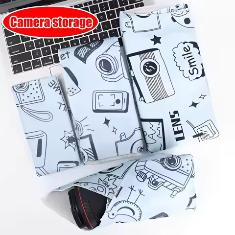 Camera Protective Case Photograph Magic Folding Cloth for SLR Lens Camera Pouch Makeup Wrapping Stor