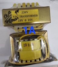 หม้อแปลง 15-0-15V 1A แปลงไฟจาก 220V ออกเป็นไฟ 15V 3สาย