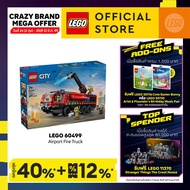LEGO City 60499 Airport Fire Engine (691 Pieces) Building Blocks Kids Toy