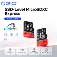 ORICO TF Express Micro SD Card 128GB 256GB High Speed Memory Card Up to 900MB/s V30 U3 A1 TF Card Fo