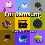 for Samsung Galaxy Buds3/buds 3 Pro Shockproof Headphone Case Cover Galaxy Buds 3 pro Shockproof Sil