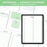 數碼 Digital Notebook and Compact Planner | Green | Hyperlink