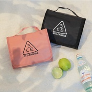 3CE Small Wash Bag – Compact Travel Cosmetic & Toiletry Organizer Pouch | Made in Korea