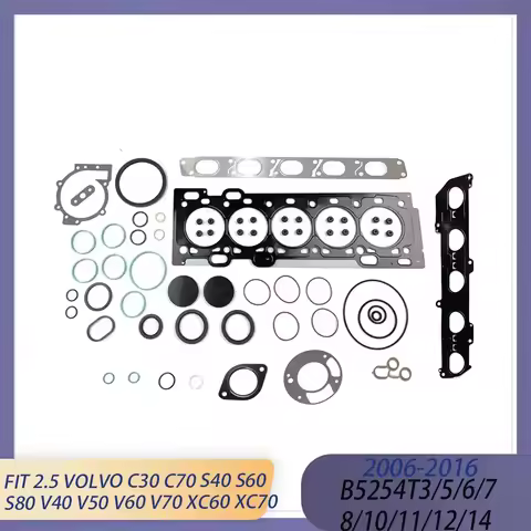 85MM Rebuild Engine Parts Cylinder Head Gasket Seal Set Fit 2.5 T B5254T L5 For 04-18 Volvo T5 T6 S8