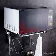 Microwave Oven Rack Wall-Mounted Kitchen304Stainless Steel Microwave Oven Shelf Bracket Space-Saving