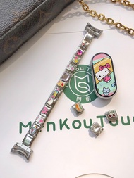 Kangkangs Original Cute Cat Cartoon Module Bracelet Compatible with Xiaomi Mi Band 9/10nfc Version D