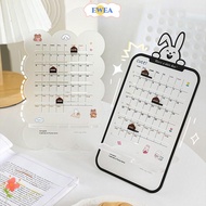 EWEA Sliding Desk Calendar, Home Decoration Office School Supplies Schedule Planner,  Cute Acrylic Simple Mini Calendar