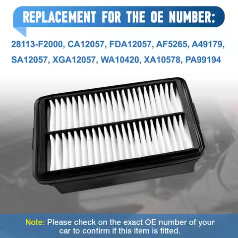 28113-F2000 Car Engine Air Filter For Hyundai Elantra GT Kona Veloster For Kia Forte5 Soul 2020-2024