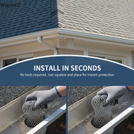 [Woyao2] Leaf Bloing Roof Gutter Filter Anti-Clog Eaves Drainage  Mesh Guard for Household Outdoor G