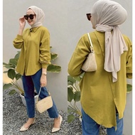 KEMEJA Latest Stock.. GFS SITA RAYON DIAMOND TOP WOMEN'S TOP SHIRT