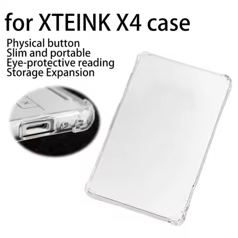 For XTEINK X4 E-Book 4.3" XteinkX4 Soft TPU Drop Resistance Case Clear Original All Inclusive Airbag