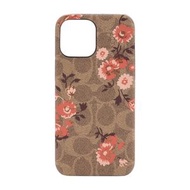 COACH - 超薄包覆式保護殼iPhone 13 Pro（內有13 Pro Max） - Prairie Rose Signature C 卡其色/腮紅/Terracota