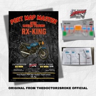 PORT MAP RX KING COMPLETE GUIDE BOOK PORTING DAILY TOURING SPEC WITH HIGH PRINT QUALITY 100% PRECISI