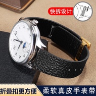 Original Genuine leather watch strap male substitute Citizen Longines Mido Rossini King ck thin belt women's 22mm strap