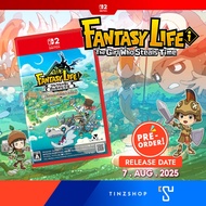 [Pre Order 7.08.25] Tinzshop  Nintendo Switch 2 Game Fantasy Life i : The Girl Who Steals Time แผ่นเ