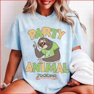 GC1 Zootopia 2 FLASH soft tee Priscilla Party Animal T-Shirt 110cm-6XL short sleeve top GC1