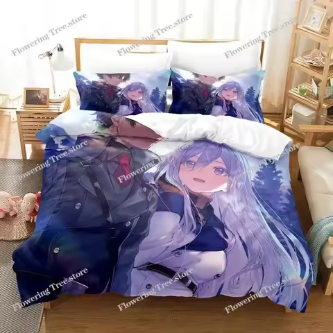 Anime 86 Eighty Six Bedding Set Duvet Cover Bed Set Quilt Cover Pillowcase Comforter king Queen Size