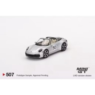 Mini GT 507 1/64 Porsche 911 Targa 4S Heritage Design Edition GT Silver Metallic 1:64