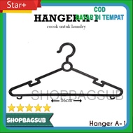 GANTUNGAN Laundry Hanger A-1 - DISPLAY CLOTHES Hanger MIN 50PCS