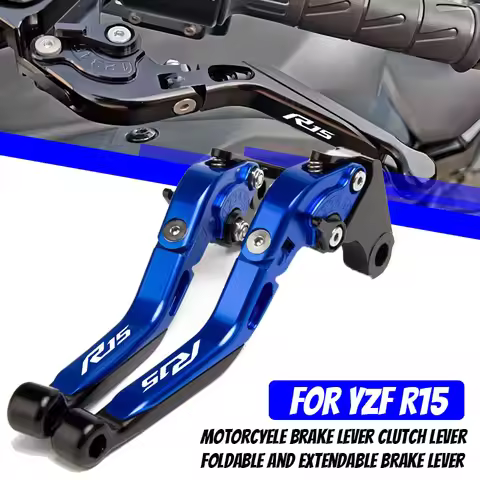 For YZF-R15 YZF R15M/R15 V4 2022-Present Clutch Lever Brake Lever Set Adjustable Folding Handle Leve