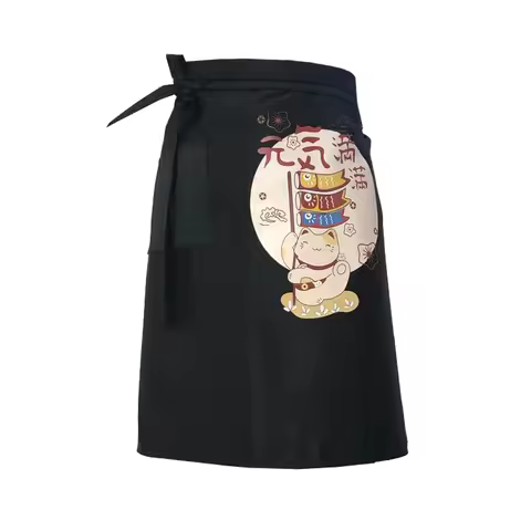 Japan Style Chef Apron Food Service Clothing Sushi Cook Work Aprons for Japanese Cuisine Kitchen Kim