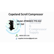 COPELAND SCROLL COMPRESSOR ZPD83KCE-TFD-422