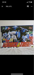 全新 CMS Brave 合金 Ex 01 Legioss & Tread Eta 機甲創世紀 藍機 AFC-01H