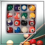 [MCA] 16x Mini Billiard Pool Balls, Pool Table Balls, Kids Toy Table