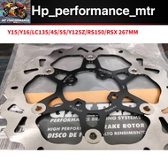 disc plate GALFER Original 100% dis brake DEPAN 267MM lc135 5s lcv8 y15 y125 y16 disc depan DF512FLW