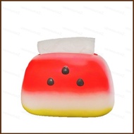 SQ2 Creative Watermelon Tissue Box Home Decor Ornament Storage Box Cute Cartoon Paper Box QS2