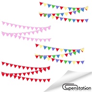 Plastic Party Flag Banderitas Fiesta Decoration