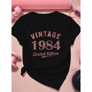 Retro 1984 Women'S Athletic Short Sleeve Tee