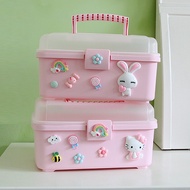 Family Medical Box Medicine Storage Box Cute Portable Plastic Family Medical Box