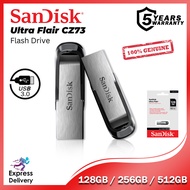 Sandisk Ultra Flair 128GB/256GB/512GB USB 3.0 Flash Drive (Speed Up to 150MB/s)