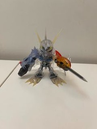 【清櫃平放已砌】PLABAKO 數碼暴龍 奧米加獸 Omegamon Q版 透明版 模型 公仔