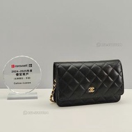 ☘️(25年傑出商戶) CHANEL Classic Wallet On Chain 手袋 WOC 斜孭袋 Caviar 黑色 生日禮物 新年禮物 情人節禮物 Valentine gift 💎Caro
