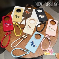New Year 3D Embroidery Horse Cases For OPPO F31 Pro Plus F29 Pro F27 Pro Plus F23 F21S F21 Pro F11 C