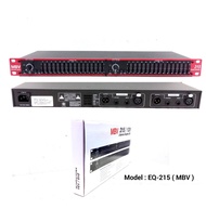 อีควอไลเซอร์ Dual 15-Band Graphic Equalizer เครื่องปรับแต่งความถี่สัญญาณเสียง อีคิว EQ215 หรือตัวปรั
