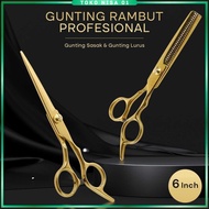 KNIFEZER Straight Hair Scissors Buffing Stainless Steel 4Cr13 - N2