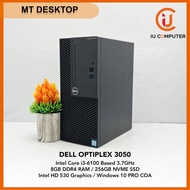 DELL OPTIPLEX 3050 MT INTEL CORE I3-6100 8GB RAM 256GB NVME SSD USED DESKTOP REFURBISHED PC