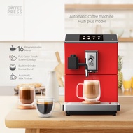 2025 Coffee Press เครื่องชงกาแฟอัตโนมัติ (Multi Plus GEN5) สีแดง Fully Automatic Espresso Coffee Mac