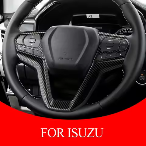 Car steering wheel decorative cover sequin patch For Isuzu D-Max Dmax 2021-2024 For MU-X MuX 2022-20