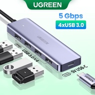 【With 1M Type-C Cable】UGREEN USB C Hub USB Type C 3.0 Adapter USB 3.0