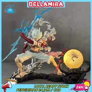 LED Light 28CM Action Figure One Piece Sun Nika Luffy Gear 5 Wink Studio design Anime PVC Statue