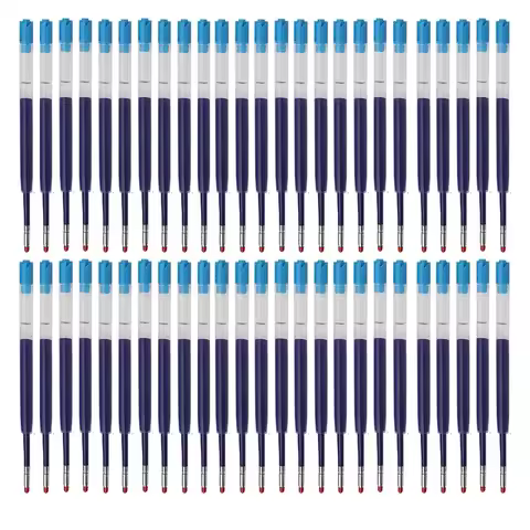 5/50 PCS Ballpoint Pen Refill For Parker Pens Medium Gel Pen L:10cm In Black Ink Rods Refills Office